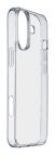 Cellularline Clear Strong - iPhone 16 Custodia rigida con bordi in gomma