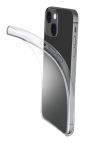 Cellularline Fine - iPhone 14 Cover in gomma morbida ultra sottile e trasparente