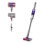 Dyson Omni-Glide aspirapolvere senza filo Blu, Grigio, Rosso Senza sacchetto