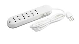 bticino Slim6 prolunghe e multiple 1,5 m 6 presa(e) AC Interno Bianco