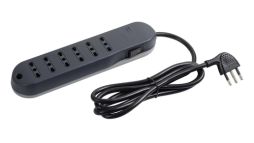 bticino Slim6 prolunghe e multiple 1,5 m 6 presa(e) AC Interno Grigio