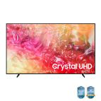Samsung TV Crystal UHD 4K 65” UE65DU7170UXZT Smart TV Wi-Fi Black 2024, Processore Crystal 4K, 4K Upscaling, Slim Look Design, OTS Lite