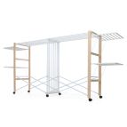 Foppapedretti Allungo Stendibiancheria da pavimento Nero, Bianco