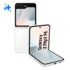 Samsung Galaxy Z Flip7 FE Smartphone AI, RAM 8GB, 256GB, Display 3,4" Super AMOLED/6,7" Dynamic AMOLED 2X, Fotocamera 50MP, White