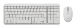 Logitech MK250 Compact Bluetooth Wireless Combo tastiera Mouse incluso Universale RF senza fili + Bluetooth Italiano Bianco