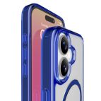 Cellularline Iconic Mag - iPhone 17 Custodia trasparente con bordi colorati compatibile con ecosistema Magsafe