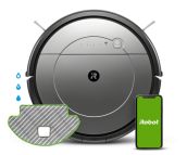 iRobot Roomba Combo Kit 0,45 L Senza sacchetto Nero, Grigio