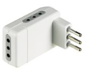 bticino S3605DE adattatore per presa di corrente Bianco