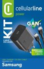 Cellularline Super Fast Charger Kit PD 45W Caricabatterie da rete USB-C 45W con cavo USB-C to USB-C