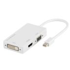 Vivanco 45283 Mini DisplayPort VGA + HDMI + DVI Bianco