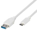 Vivanco 45273 cavo USB USB 3.2 Gen 1 (3.1 Gen 1) 1 m USB C USB A Bianco