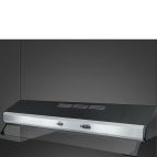 Smeg KT91XE cappa aspirante Incassato Nero, Acciaio inox 230 m³/h D