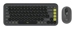 Logitech 920-013115 tastiera Mouse incluso Universale Bluetooth QWERTY Indiano Grafite, Verde