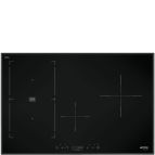 Smeg SIM580B piano cottura Nero Da incasso Piano cottura a induzione 4 Fornello(i)