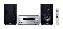 Yamaha MCR-N470D Microsistema audio per la casa 44 W Nero, Argento