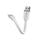 SBS TECABLELIGSHFLATW cavo Lightning 0,12 m Bianco