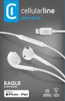 Cellularline EAGLE Auricolare a filo compatibile con iPhone dotato di ingresso Lightning MFI