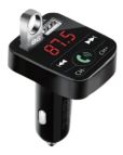 UNICO VB9345 trasmettitore FM 87,5 - 108 MHz Bluetooth/USB Nero