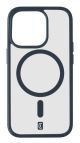 Cellularline Pop Mag - iPhone 15 Pro Max Custodia trasparente con bordi colorati compatibile con ecosistema Magsafe