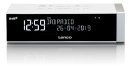 Lenco CR-630-DAB+ Orologio Digitale Bianco