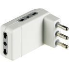 bticino S3606DE adattatore per presa di corrente Tipo L (IT) Bianco