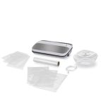 Macom Forever Fresh macchina per sottovuoto 829 mbar Nero, Grigio, Acciaio inox