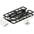 bticino 2537B prolunghe e multiple 5 m 1 presa(e) AC Interno Nero, Bianco