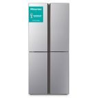 Hisense RQ515N4AC2 frigorifero side-by-side Libera installazione 427 L E Metallico, Argento