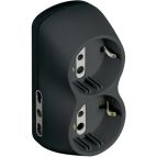 bticino S3614G adattatore per presa di corrente Antracite