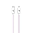 Celly USBCUSBCCOTTPK cavo USB 1,5 m USB C Rosa, Bianco