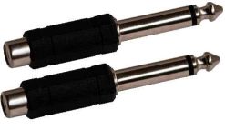 Karma Italiana CA 8245 adattatore per inversione del genere dei cavi 6.3 mm RCA Nero
