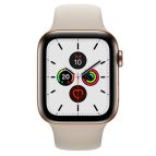 Apple Watch Series 5 OLED 44 mm Digitale 368 x 448 Pixel Touch screen 4G Oro Wi-Fi GPS (satellitare)
