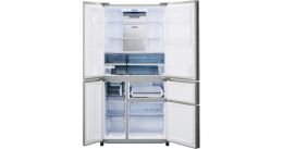 Sharp Home Appliances SJ-WX830FWH frigorifero side-by-side Libera installazione 650 L Grigio