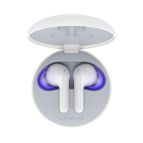LG TONE Free FN6 White Cuffie Bluetooth True Wireless con custodia UVnano