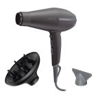 GA.MA Phon Tempo 5D Sensi Nero: 2200 W, Rivestimenti in Ceramica per un Effetto Delicato, Anti Crespo, Tecnologia Ioni e Ozono, Per Capelli Sani e Luminosi,Motore AC a Lunga Durata, 6 combinazioni di Temperatura e Velocità, Pulsante Aria Fredda, 1 Bocchet