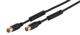 Vivanco 48/30 15GB cavo coassiale 1,5 m IEC Nero