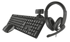 Trust Qoby tastiera Mouse incluso Ufficio RF Wireless QWERTY Italiano Nero