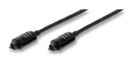 nuovaVideosuono OPTA4 cavo InfiniBand e in fibra ottica 3 m Toslink Nero