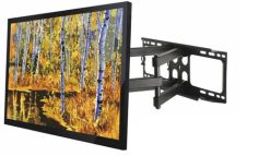 Guarnieri 394 Supporto TV a parete 139,7 cm (55") Nero