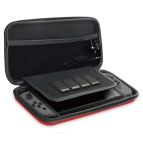Twodots Travel Kit Custodia rigida Nintendo Nero, Rosso