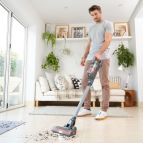 Black & Decker BHFEA18D1 scopa elettrica Aspirapolvere a bastone 2 in 1 Batteria Secco Senza sacchetto Grigio 2 Ah