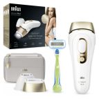 Braun Silk-expert Pro Silk expert Pro 5 PL5154 Epilatore A Luce Pulsata Donna, Per La Rimozione Permanente Dei Peli Visibili A Casa Tua, Bianco/Oro