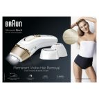 Braun Silk-expert Pro Silk expert Pro 5 PL5243, Epilatore A Luce Pulsata Donna, Per La Rimozione Permanente Dei Peli Visibili A Casa Tua, Bianco/Oro