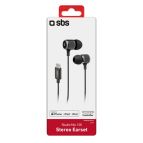 SBS TEINEARLIGHTK cuffia e auricolare Cablato In-ear Musica e Chiamate Nero