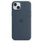 Apple Custodia MagSafe in silicone per iPhone 15 Plus - Blu Tempesta