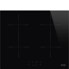 Smeg Universal SIB2641D piano cottura Nero Da incasso 60 cm Piano cottura a induzione 4 Fornello(i)