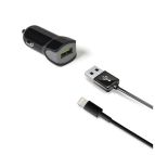 Celly CCUSBLIGHT Caricabatterie per dispositivi mobili Universale Nero Accendisigari Auto