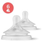 Philips AVENT Natural Response SCY966/02 Tettarella 6m+ Liquidi Densi, Flusso 6, 2 pezzi