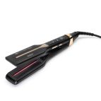 Bellissima Imetec Absolute, Piastra per capelli professionale con piastre 4XL, Infrarossi e tecnologia a ioni, Controllo del calore, Rivestimento in ceramica e cheratina, 4 Temperature, Beauty bag