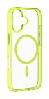 Cellularline Iconic Mag - iPhone 17 Custodia trasparente con bordi colorati compatibile con ecosistema Magsafe